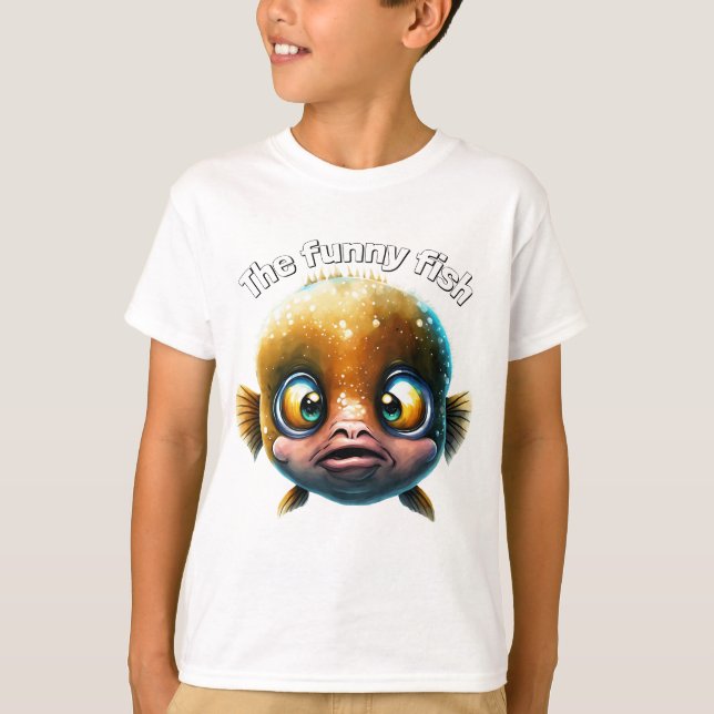 The funny fish : let's funny T-Shirt (Front)