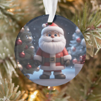 The Funny Santa Ornament