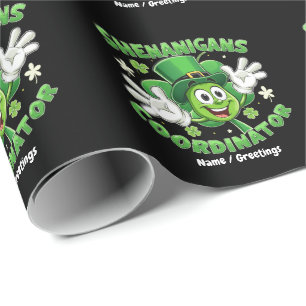The Funny Shenanigans Coordinator Wrapping Paper