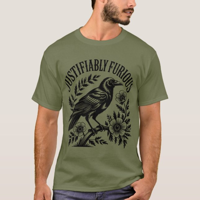 The Furious Crow T-Shirt (Front)