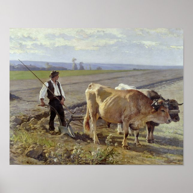 The Furrow, 1897 Poster (Front)