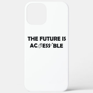 The Future Is Accessible ASL Sign Language Braille iPhone 12 Pro Max Case