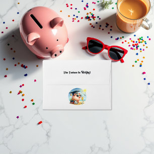 The Future is Bright Finance Graduation Envelope