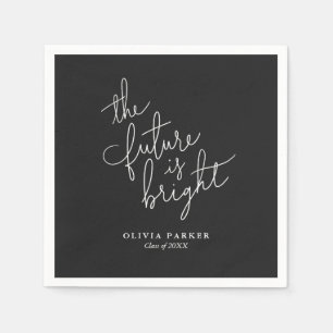 The Future is Bright Graduation Napkins