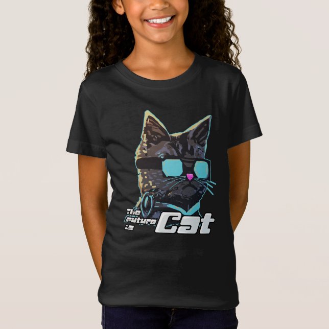 The Future is Cat T-Shirt (Front)