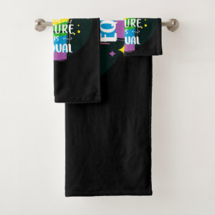 The Future Is Equal Raised Fist  Bath Towel Set