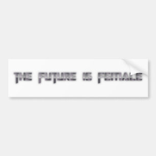 the future is female bumper sticker