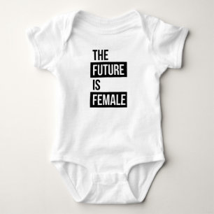 The Future Is Female Feminist Baby Romper Bodysuit