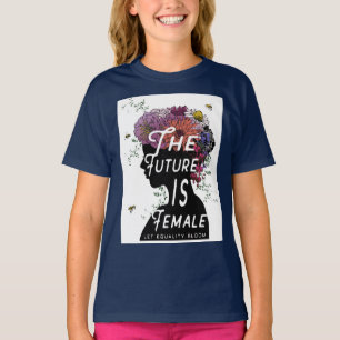The Future Is Female - Football T-shirt youth