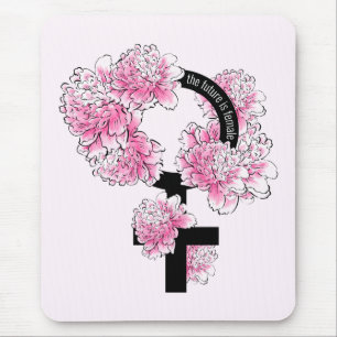 The Future is Female Mouse Mat