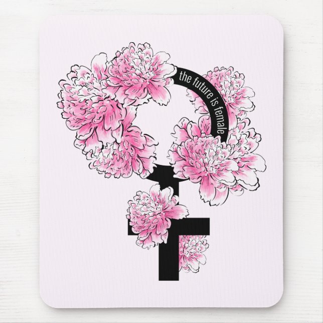 The Future is Female Mouse Mat (Front)