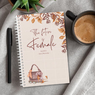 The Future Is Female Personalized Notebook