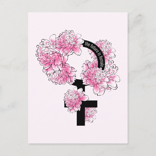 The Future is Female Postcard (Front)