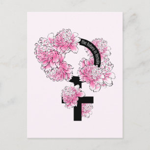 The Future is Female Postcard