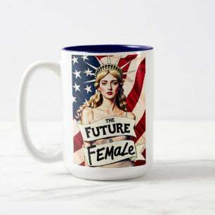 The Future Is Female Two-Tone Coffee Mug