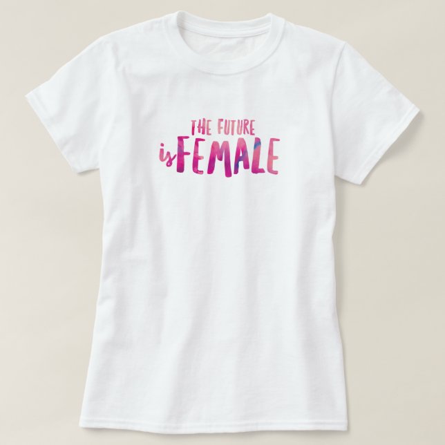 The Future is Female Women's Basic T-Shirt (Design Front)