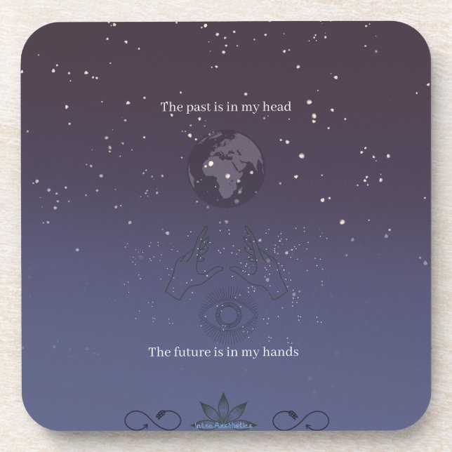 The future is in my hands  coaster (Front)