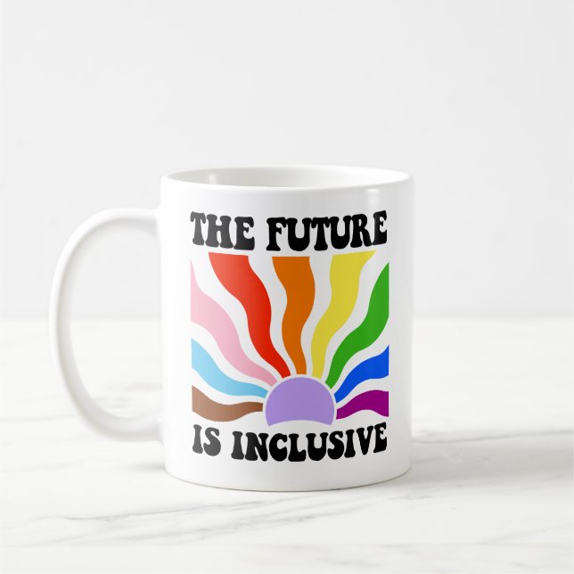 The future is inclusive coffee mug (Left)