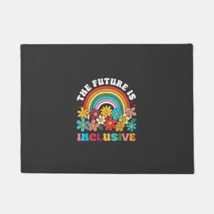 The Future Is Inclusive Pride Month LGBTQ Doormat
