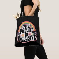 The Future is Inclusive Rainbow LGBTQ Flag Gay