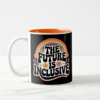 The Future is Inclusive Rainbow LGBTQ Flag Gay