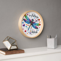 The Future Is Mind - Rainbow Dragonfly Art