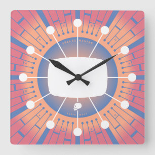 The Future Is Ours Square Wall Clock
