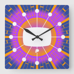 The Future Is Ours Square Wall Clock