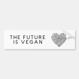 The Future Is Vegan Bumper Sticker
