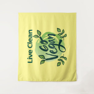 The Future is Vegan Design Tapestry