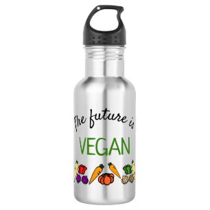 The future is VEGAN, personalised, your name 532 Ml Water Bottle