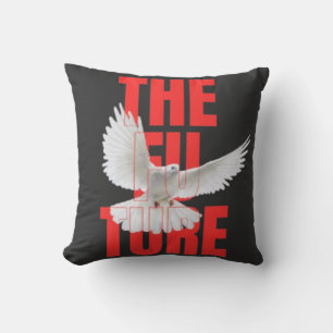 The Future – Motivational Typography Quote Cushion