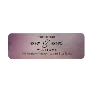 The Future Mr and Mrs Return Address