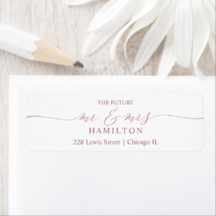 The Future Mr and Mrs Save The Date Return Address