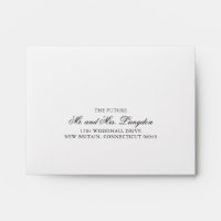 The Future Mr and Mrs Self Addressed Wedding RSVP