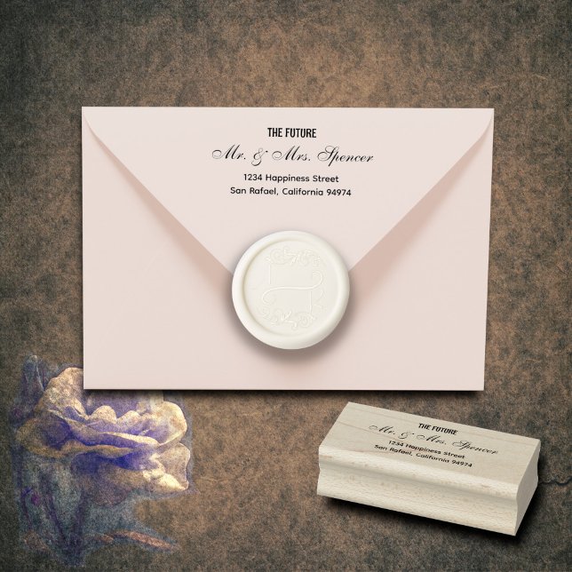 The Future Mr. and Mrs. Victorian Wedding  Rubber Stamp (Creator Uploaded)