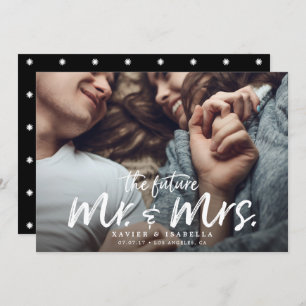 The Future Mr. & Mrs. Engagement Save The Date Invitation