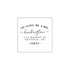 The Future Mr & Mrs Typography Return Address