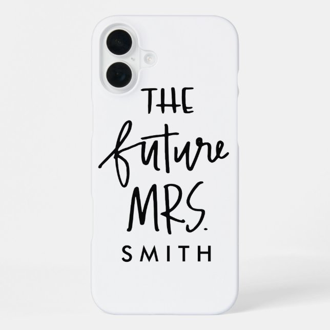 The Future Mrs. Custom Phone Case (Back)