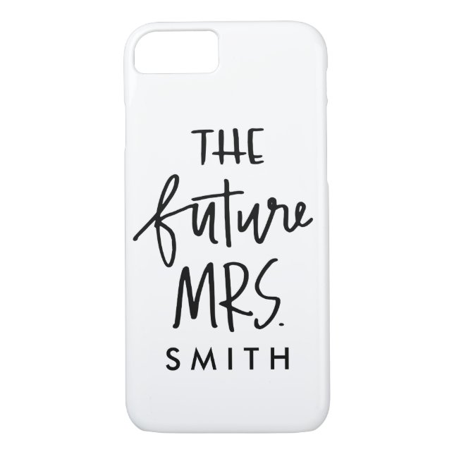 The Future Mrs. Custom Phone Case (Back)