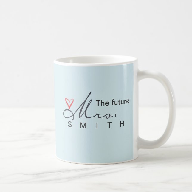The future Mrs.  - customise your own! Coffee Mug (Right)