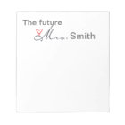 The future Mrs.  - customise your own!