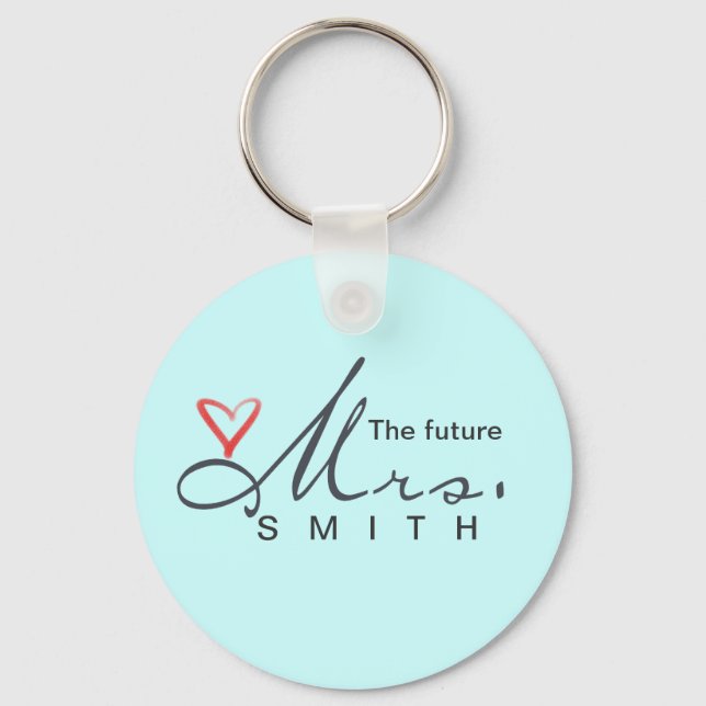 The future Mrs.  - customize your own! Key Ring (Front)
