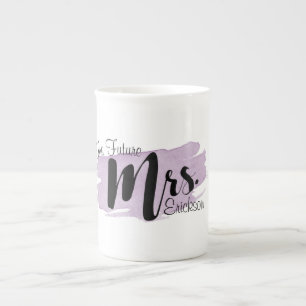 The Future Mrs. Purple Watercolor Mug