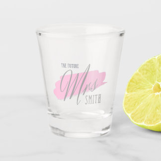 The Future Mrs Smith- Grey & Pink Shot Glass