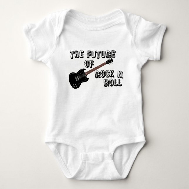 The Future of Rock and Roll Baby Bodysuit (Front)