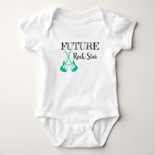 The Future of Rock and Roll Baby Bodysuit (Front)