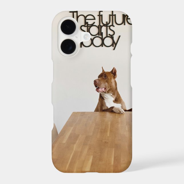 "The Future Starts Today – Adorable Dog Design  (Back)