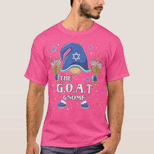The G O A T Gnome Hanukkah Matching Family Pajama  T-Shirt