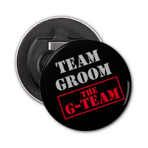 The G-Team Team Groom Bottle Opener